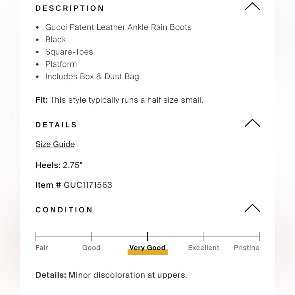 🌟 Host Pick 🌟 Gucci Patent Leather Rain Boots - Picture 13 of 14